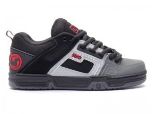 DVS COMANCHE Skateschuhe Herren Schwarz Grau Rot Österreich | QQ84-752