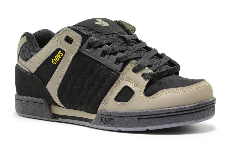 DVS CELSIUS Skateschuhe Herren Schwarz Gelb Österreich | UF71-174